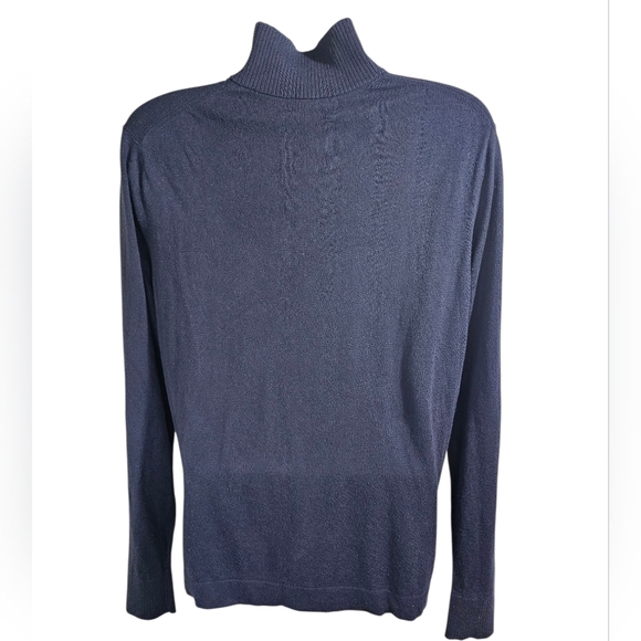 Banana Republic Mens Navy Blue Knit Sweater Large - Picture 3 of 7